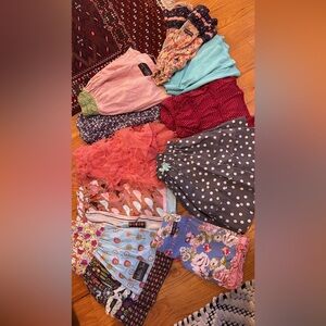 A bundle of Matilda Jane and other brands girls skirts size 6,8,10